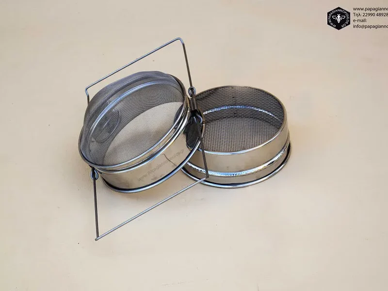 ΦΙΛΤΡΟ ΜΕΛΙΟΥ Φ170 ΜΕ ΔΙΠΛΗ ΣΙΤΑ ΑΝΟΞΕΙΔΩΤΟ ΔΙΑΜΕΤΡΟΥ (INOX/AISI/304 BA)