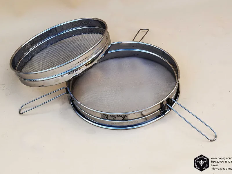 ΦΙΛΤΡΟ ΜΕΛΙΟΥ Φ400 ΜΕ ΔΙΠΛΗ ΣΙΤΑ ΑΝΟΞΕΙΔΩΤΟ ΔΙΑΜΕΤΡΟΥ (INOX/AISI/304 BA)